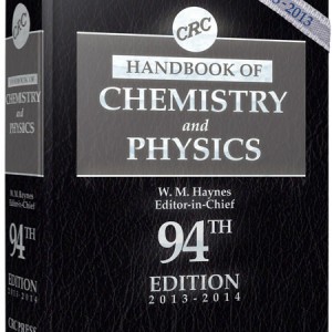 94th Chemsitry and Physics Handbook